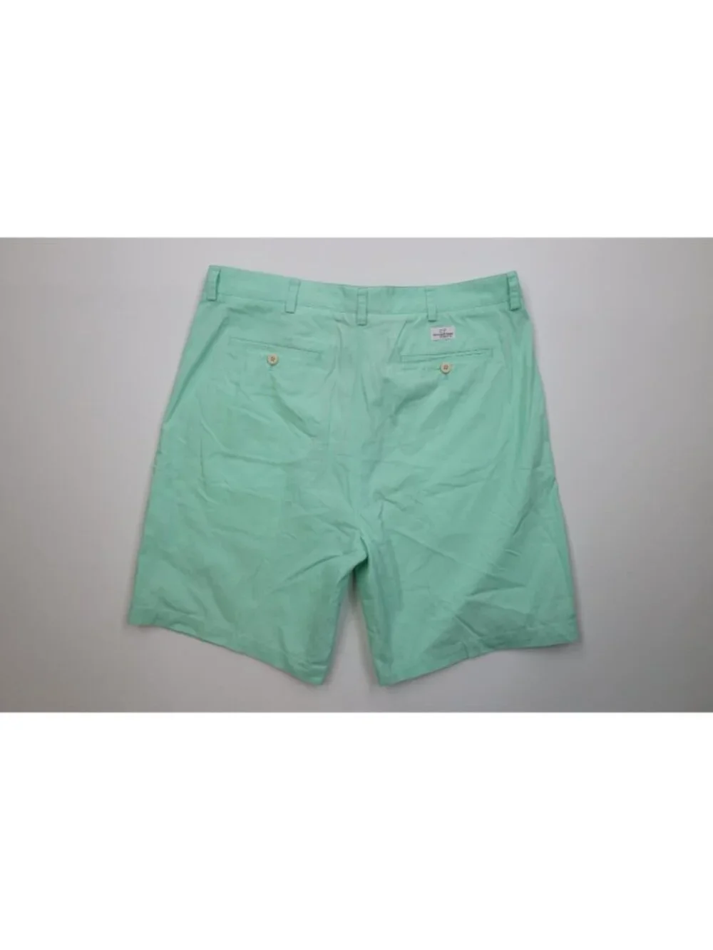 Vineyard Vines Mens 40 Flat Front Cotton Club Golfing Golf Chino Shorts Green